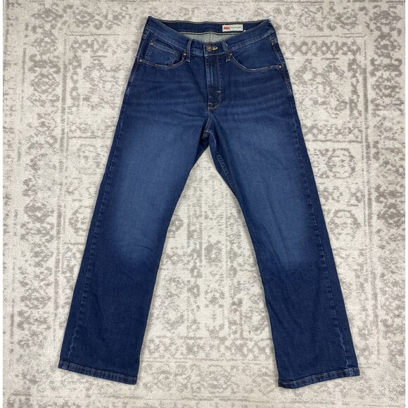 Wrangler Jeans Mens Medium Wash Relaxed Fit Bootcut Stretch Denim Size 29x30 - Picture 1 of 6